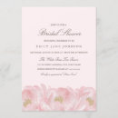 Search for pink peony bridal shower invitations Floral