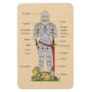 Search for armoured magnets Knight