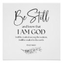 Search for be still and know posters Psalm