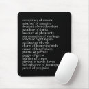 Search for collectable mousepads Black and white