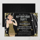 Search for 1920s 40th birthday invitations Great gatsby