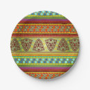 Search for african pattern paper plates Green