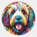 Search for retro dog stickers Colourful