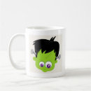 Search for cute frankenstein mugs Green