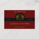 Search for shape standard business cards Gold