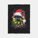Search for christmas black cat blankets Xmas