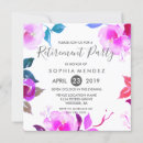 Search for womans retirement party invitations Purple