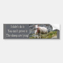 Search for sheep bumper stickers Humour