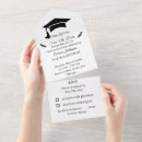 Search for save the date graduation postcards Black