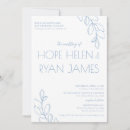 Search for light blue wedding invitations Simple