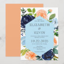 Search for icy blue invitations Watercolor flowers