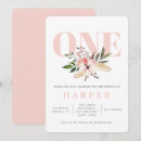 Search for vintage 1st birthday invitations Elegant