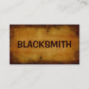 Search for blacksmith business cards Wood