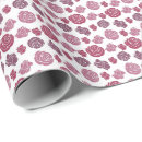 Search for pink roses wrapping paper Rose pattern