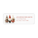 Search for gnomes return address labels Red