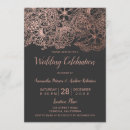 Search for rose gold and grey wedding invitations Typography