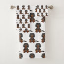 Search for black and tan bath towels Animal