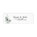 Search for dark gray return address labels Bride