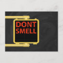Search for smells postcards Stinky
