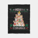 Search for christmas corgi blankets Merry xmas