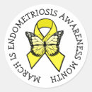 Search for endometriosis awareness stickers March