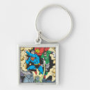 Search for superman square key rings Hero