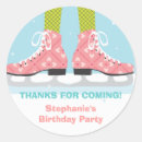 Search for ice skating birthday party stickers Pink