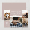 Search for engagement ring save the dates Bride and groom