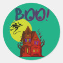 Search for full moon party stickers Haunted house