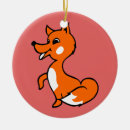 Search for white fox christmas tree decorations Cute