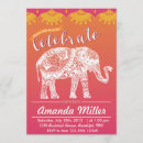 Search for india birthday invitations Elephant