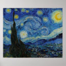 Search for starry night painting posters Post impressionist
