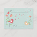 Search for birds wedding place cards Whimsical