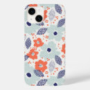 Search for orange flower iphone cases Blue