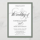 Search for olive green wedding invitations Traditional