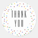 Search for rainbow confetti stickers Thank you