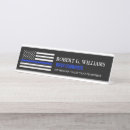 Search for thin blue line name plates Officer