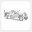 Search for firetruck stickers Vintage