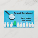 Search for recruitment business cards Recruiter