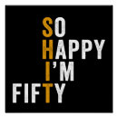 Search for funny 50th birthday posters Humour