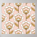 Search for retro floral pattern posters Vintage