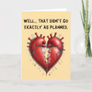 Search for for divorce cards Broken heart