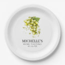 Search for wine paper plates Wine tasting party