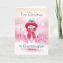 Search for granddaughter first christmas cards Cute