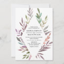 Search for foliage wedding invitations Botanical