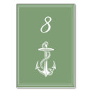 Search for nautical table cards Anchor