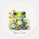 Search for frog thank you stickers Watercolor