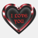 Search for heart beats stickers Red