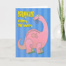 Search for dinosaur birthday cards Blue