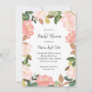 Search for elegant modern floral bridal shower invitations Chic